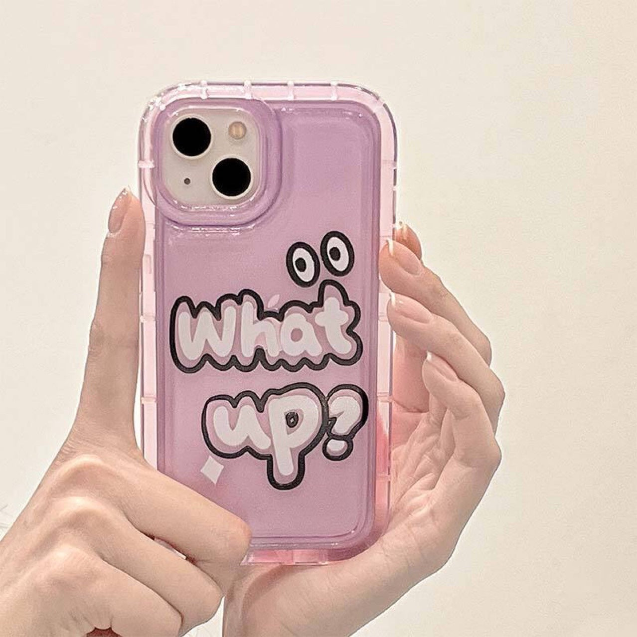 Purple Graffiti English Phone Case