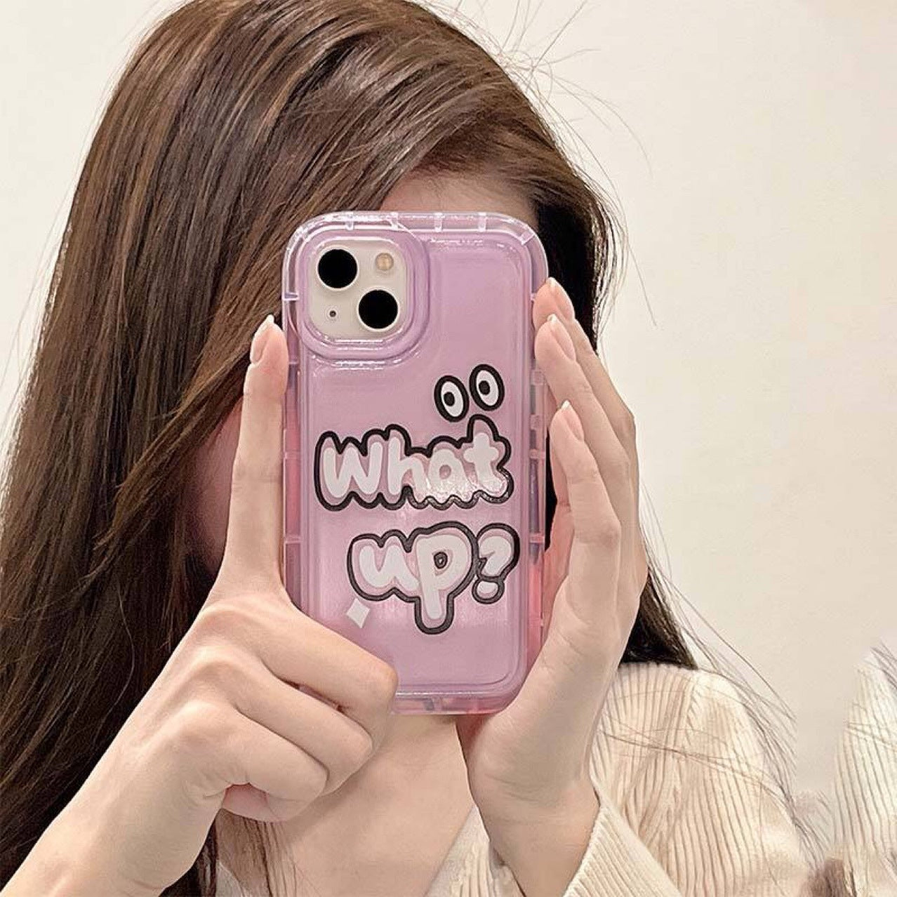 Purple Graffiti English Phone Case