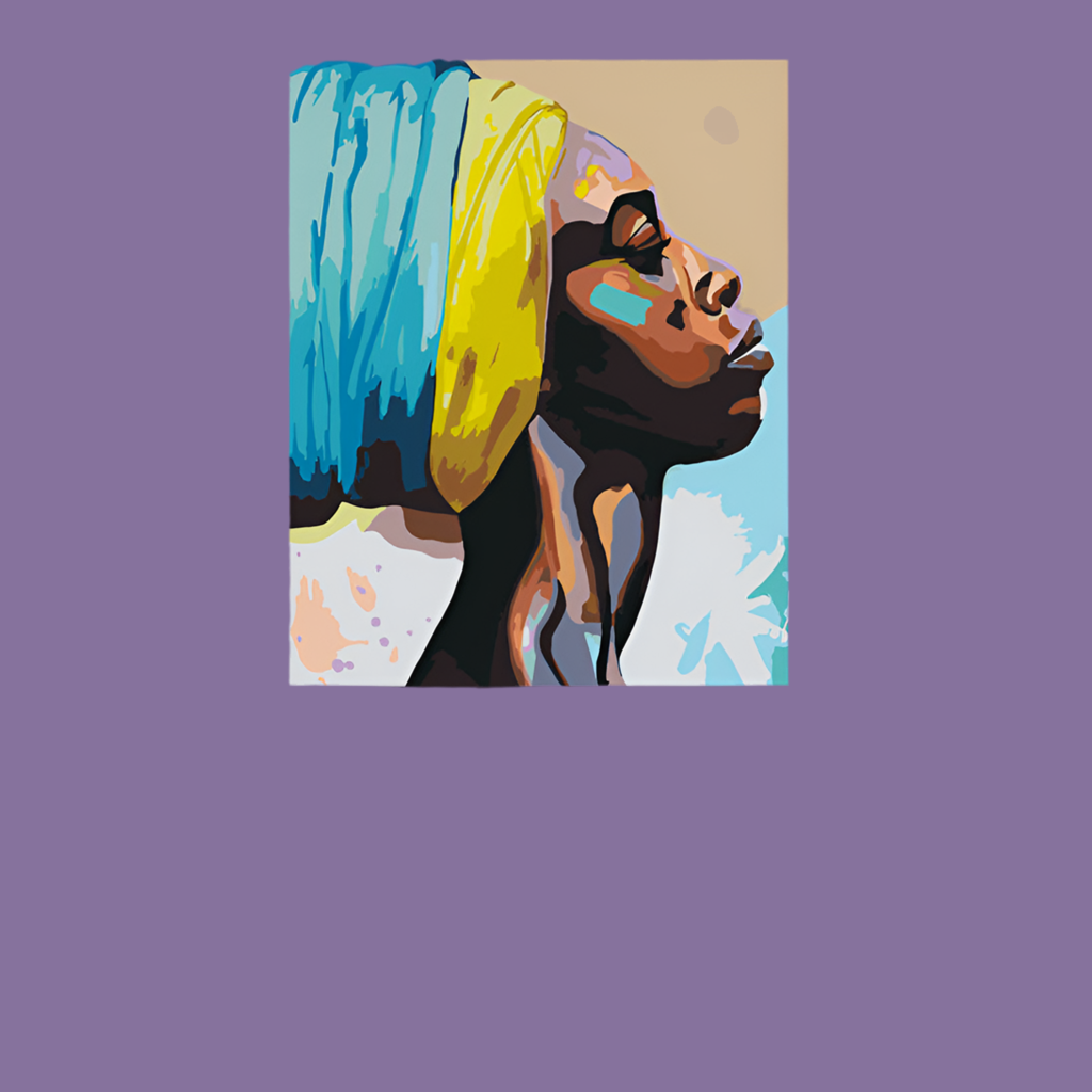 Abstract body painting art oil painting