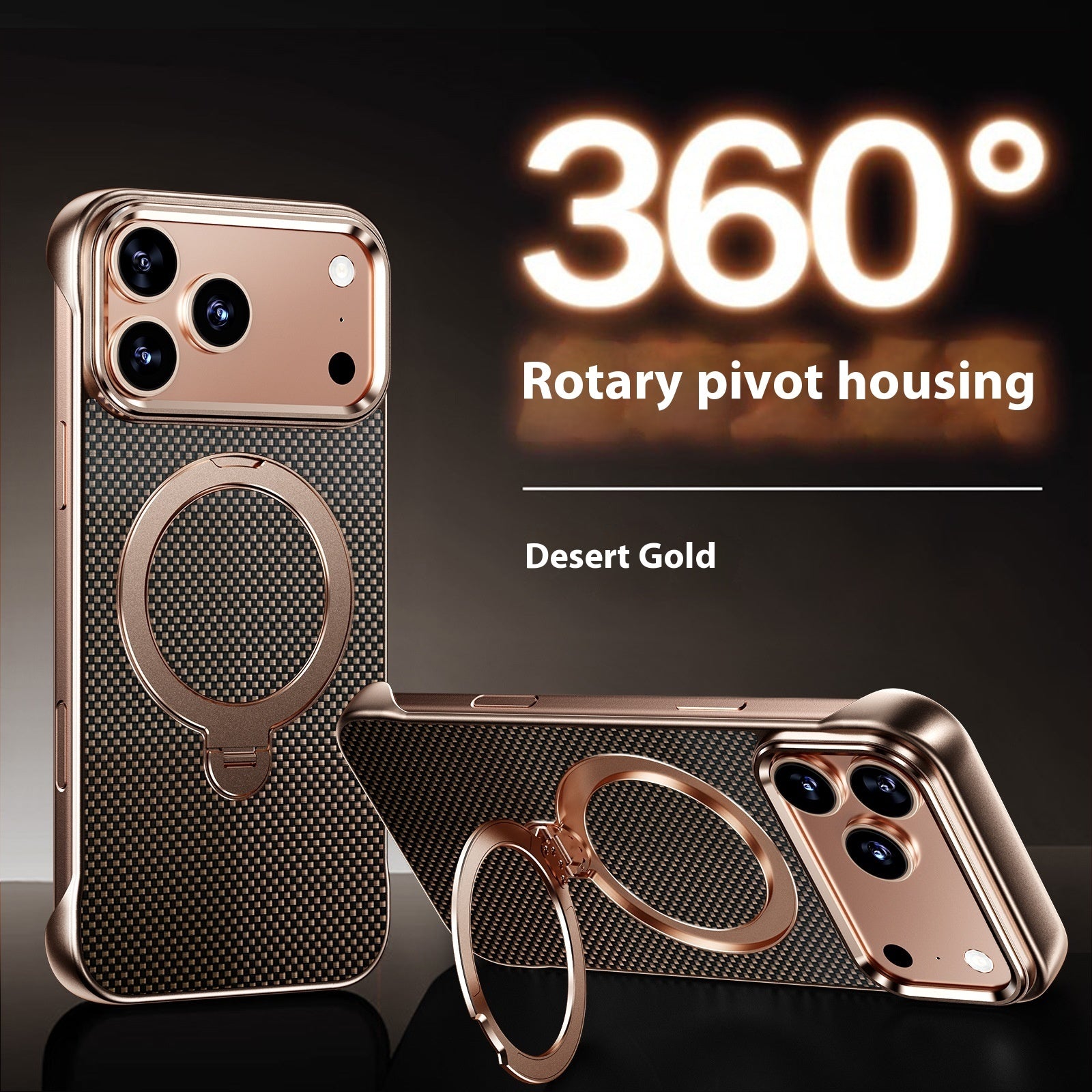 Suitable For 171615Promax Aramid Fiber  Bracket Frameless Phone Case