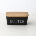 Butter Box Sealed Can Butter Bamboo Cover Cheese With Knife